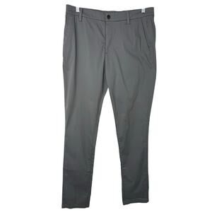 Birddogs Khaki Tech Chino Pants 34x34 Gray Stretch Performance Casual